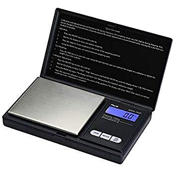 AWS Series Digital Pocket Weight Scale 250g x 0.1g, (Black), AWS-250-BLK