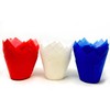 Bakery Direct Coronation Tulip Muffin Wraps - Red, White &