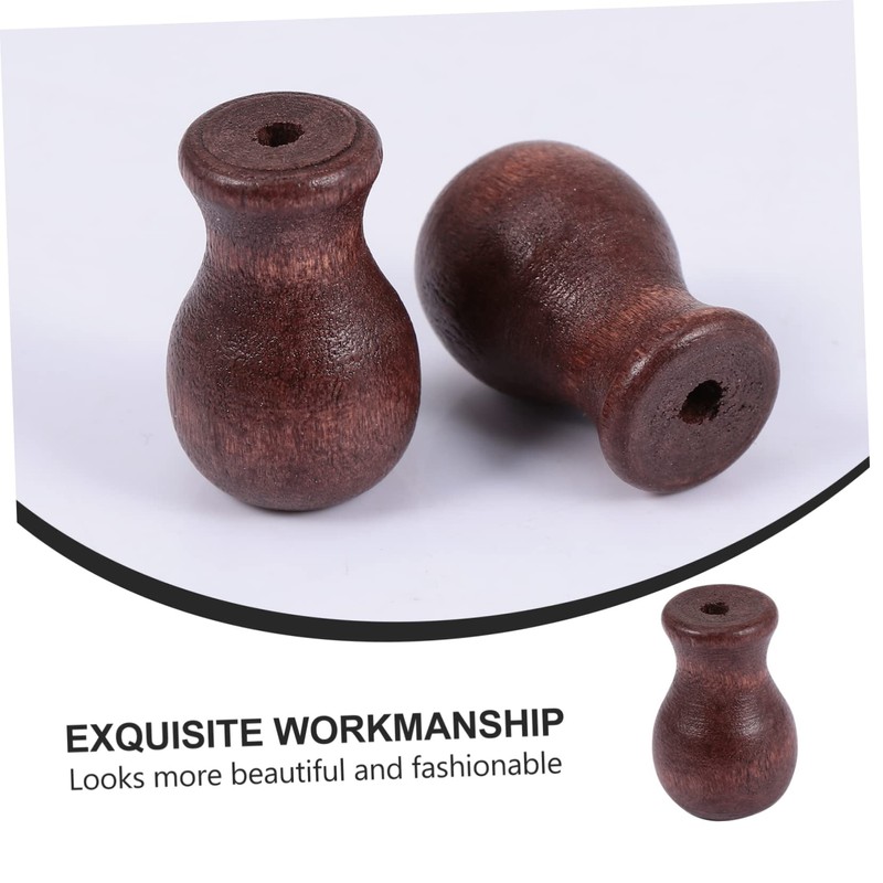 ULTECHNOVO Blind Cord Pulls 12pcs Wood Tassels Knobs for Blinds