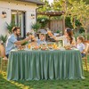2 Pack Sage Green Tablecloths for Rectangle Tables 6ft, Wrinkle