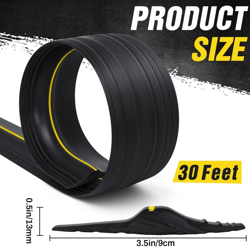 Pangda 30 ft Universal Garage Door Bottom Threshold Seal Strip