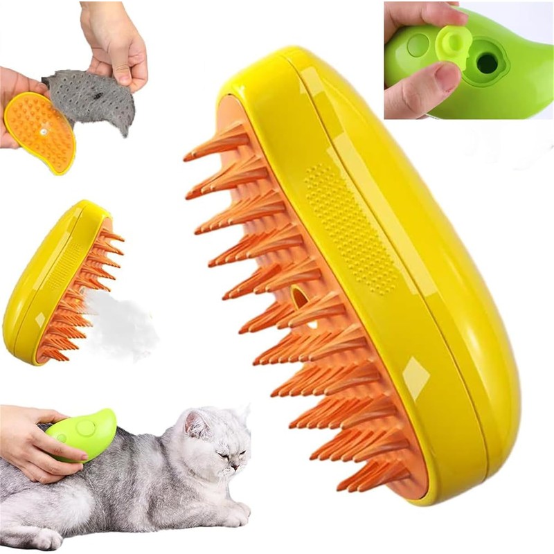 Cepillo de vapor para gatos, cepillo de vapor para gatos