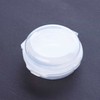 Double-Sided Dual Round Makeup Puff Organizer Case (Transparent) Dual Air Puff Case 7ea
