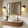 Plug in Wall Sconces Set of 2, Rustic Wall Light