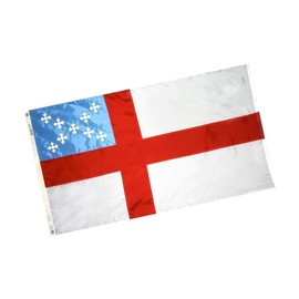 New 3x5 Episcopal Flag 5x3 Banner Brass Grommets fade resistant premium Fabric Wall Desk Party Indoor Outdoor All Weather Banner Flag TR04736WI