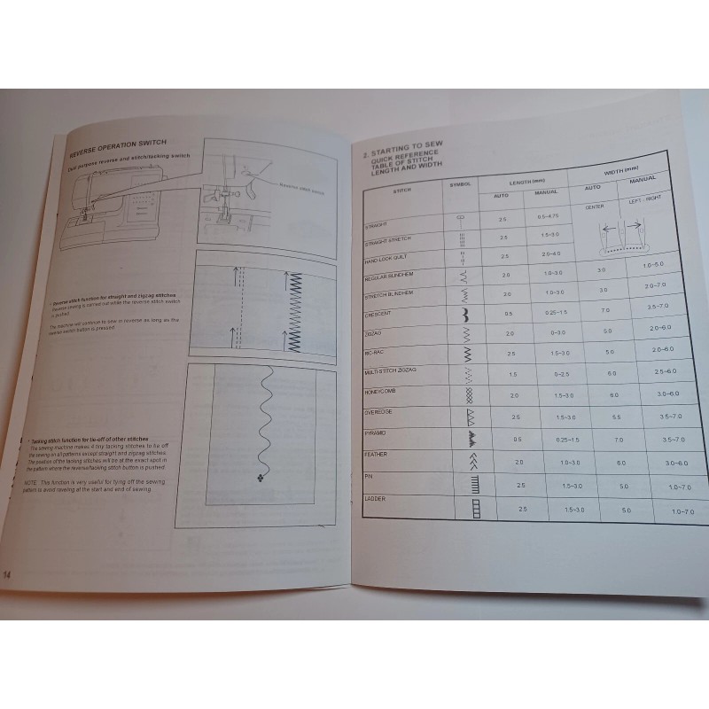Singer 7462 Sewing Machine Manual (reproduction)