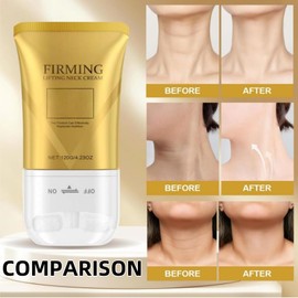 Neck Firming Cream,Neck Firming Cream With Roller,Ne-Ck Roller For Saggy Skin,Tighten And Lift Lotion With Double Roller Massage,For Skin Body Care Comfort,Firm And Lift Wrinkles Fine Lines