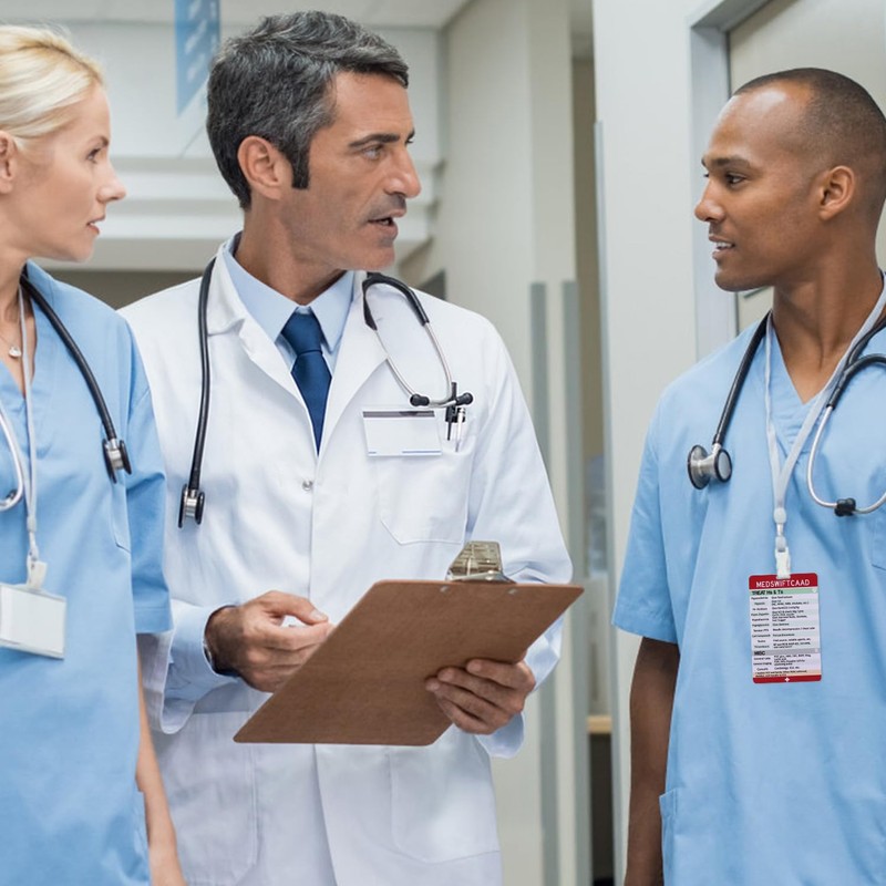 BOXOB MedSwift ACLS CPR Code Blue ID Nurse Badge Buddy