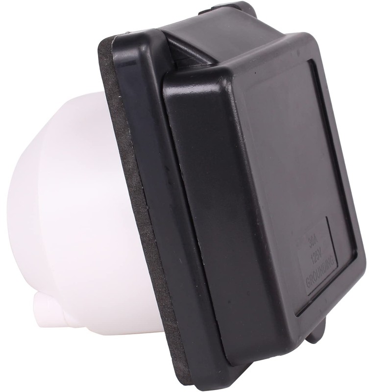 Journeyman-Pro RV TT-30 Flanged Inlet 30A 125 Volt, Straight Blade