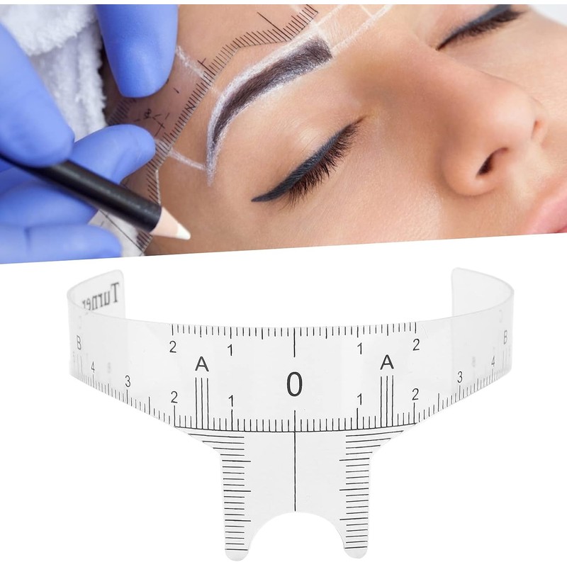 Regla de Cejas, Regla de Posicionamiento de Cejas Profesional, Herramienta