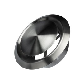 Diameter 150 mm stainless steel exhaust air - disc valve - round for pipe connection