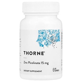 쏜 리서치 피콜린산 아연 피콜리네이트 15 mg 60 캡슐 Sonic Research Picolinic Acid Zinc Picolinate 15 mg 60 Capsules