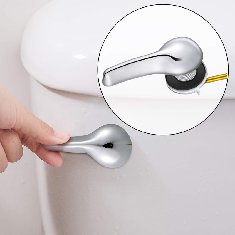 Honoson 4 Pcs Toilet Handle Replacement Kit Front Toilet Tank