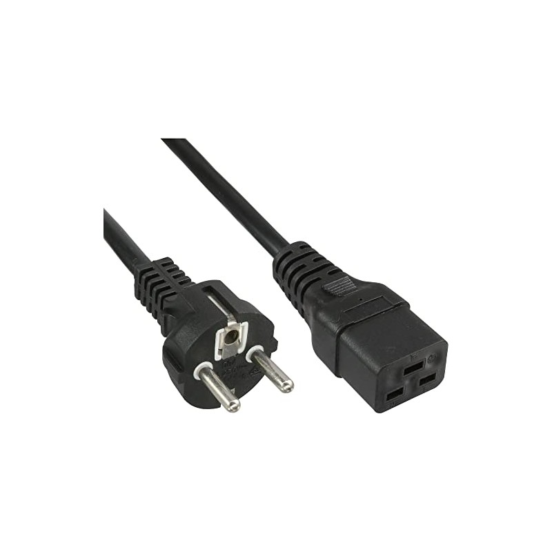 InLine® Power cable 16 A, Schuko straight to IEC IEC320