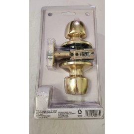 Defiant Brandywine Keyed Entry Door Knob Polished Brass 154 709 New