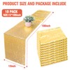 10 Pack Sequin Table Runner 12" x 108" Rose Gold