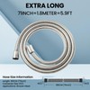 Stainless Steel Shower Hose Waysse 71 Inches Extra Long Shower
