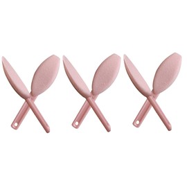 Baluue 3sets Lightweight Foot Scraper Tool Double-sided Brush Dead Skin Remover for Home Exfoliation 2pcs*3 Random Color