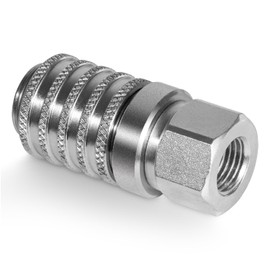 PD242 Quick Couplings for Test Ports and Diagnostic Equipment, 1/4"-18 Female NPTF Thread Size - PD Series