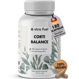 Corti Balance - 180 Vegan Capsules for Stress Relief