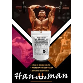 Proteina Pura Sin Sabor Aislada Whey Isolated 1kg Hanuman