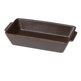 Saikai Pottery Hasamiyaki Ovenware Square (M) 4.3 inches (11 cm), Brown 17457