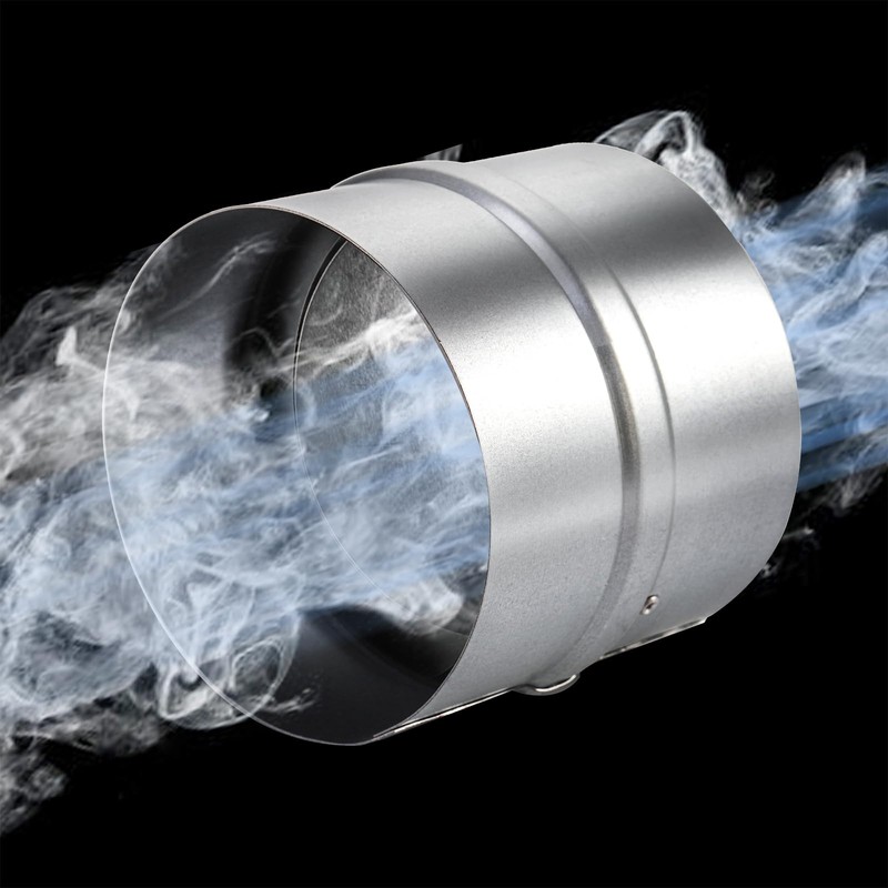 SOUJOY 2 Pack 4 Inch Backdraft Damper, One-Way Airflow Duct