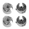 4Pcs Bobbin Case Stainless Steel for Industrial Sewing Machine Single
