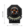 Black Adjustable Ball Night Vision Compass Boat Compass Dash Mount,