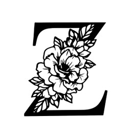 11.8 Inch Metal Wall Letters with Adhesive, Rust-Resistant Black Decorative Alphabet Signs, Outdoor & Indoor Hanging Letters for DIY Home Decor (Z)