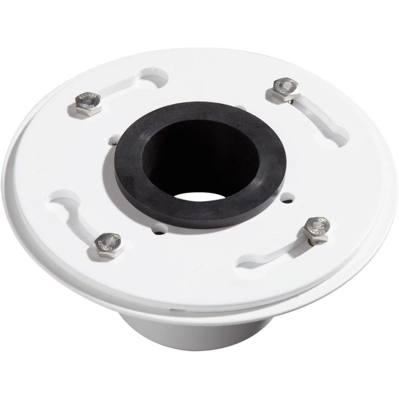 Signature Hardware 399922 PVC Drain Flange Coupling For Linear SH439001WH