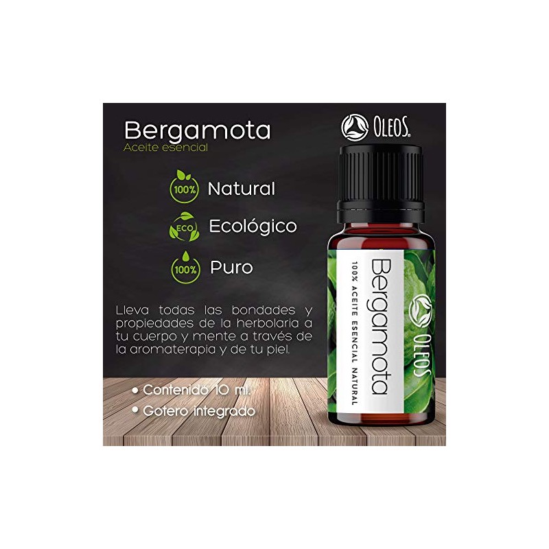 VIDA SCENTS OLEOS Aceite Esencial de Bergamota 10 ML 100%
