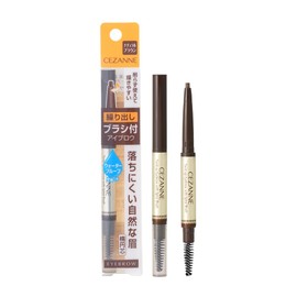 Cezanne Brush-Attached Eyebrow Refill 03 Natural Brown 0.23g