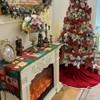Christmas Table Runner, 14x71in Soft Xmas Winter Table Scarf with
