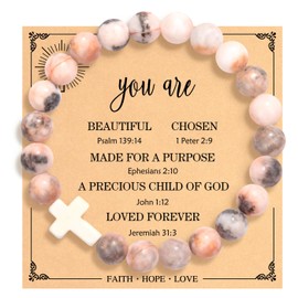 Laatuva Christian Gifts for Women, Religiou Inspirational Birthday Gifts for Friends/Sister/Mom/Grandma, Faith Jewelry for Women