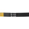 sourcing map 2 x A44 V-belt, A profile, rubber drive