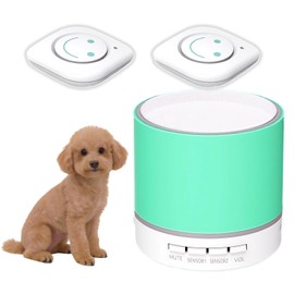 Wireless Puppy Small Dog Doorbell. Ultra-Sensitive Touch Activation, No Pressing Required. Ideal for Dogs with Light Nose or Paw Pressure. 14 Chimes, 3 Volume and Mute, 3W Speaker for Clear Sound