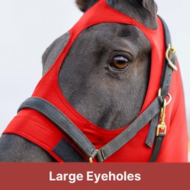 Resistance Horse Hood Slinky Lycra Zippered Mane Braid Shoulder Guard - Horse Sleazy Slickers Care Sheet