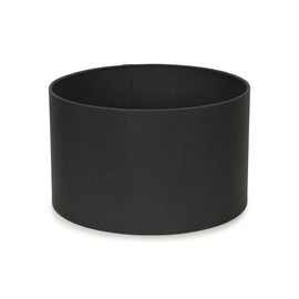 MiniSun | Small Modern Charcoal Grey Fabric Drum Light Shade | Lamp Shades, Home Décor & Improvement Essential