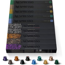 Nespresso Capsules Original Line, Ispirazione Espresso Variety Pack, Medium Roast Espresso Coffee, 100 Count Coffee Pods