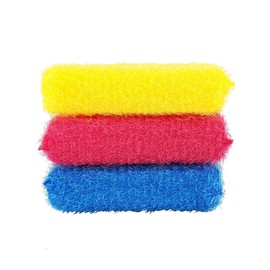 D.RECT 3 Pezzi Spugne in Plastica per la Pulizia delle Pentole in Teflon - Spugne la Pulizia, Ideali per Padelle Rivestite, Pentole