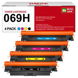069H Toner Cartridges Set Mf753cdw - High Yield Replacement for Canon 069 Toner Cartridge Set, Works for Canon Color ImageCLASS Mf753cdw MF751Cdw MF752Cdw LBP674Cdw MF752Cdw MF756Cx LBP673Cdw (4 Pack)