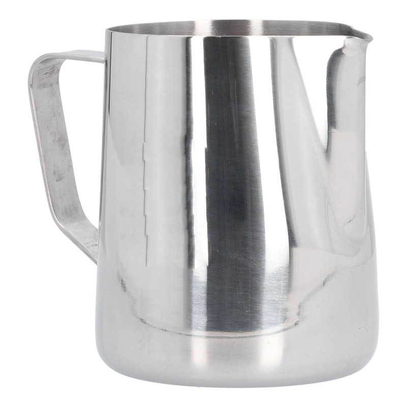 304 Stainless Steel Frothing Cup with Inner Scale Pointed Mouth