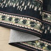 Rugcomf Circle Rug Impressionist-Style Vintage Round Rug 4ft Non Slip