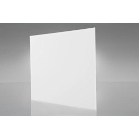 Acrylic White Translucent Plexiglass 1/8" x 24" x 24” Plastic Sheet #7328