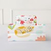 QOOMO Cow Farm Kids Sheet Set, Kawaii Cat Sheet Set