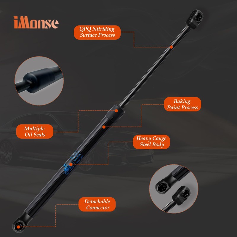 iMonse Hood Struts Lift Support for Acura MDX 2007-2013, Front