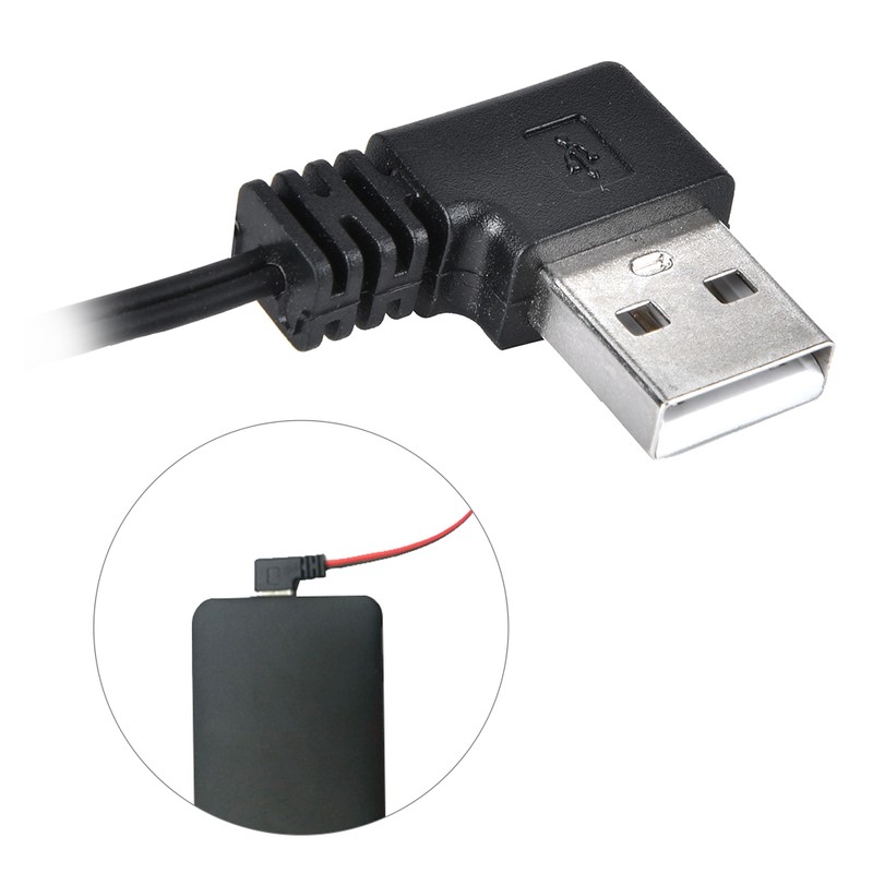 5V 2A USB Electric Heated Jacket Heating Pad Adjustable Temperature