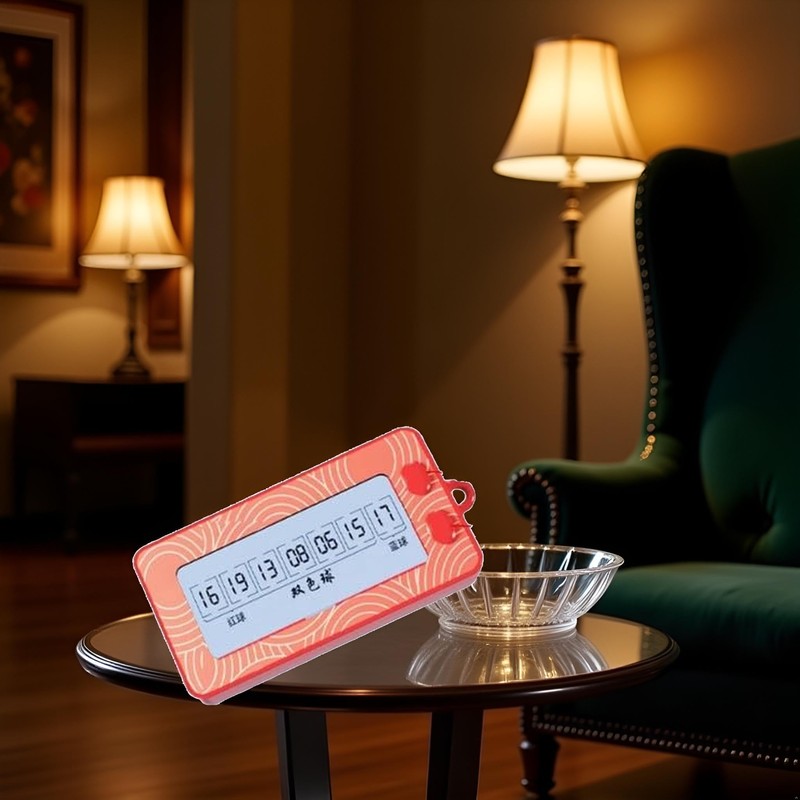 Calsgkspray Red Fortune Lottery Machine Electronic Number Selector Portable Random