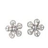 Ruihfas 2Pcs Floral Shoe Clips Pearl Crystal Shoe Buckles Decoration